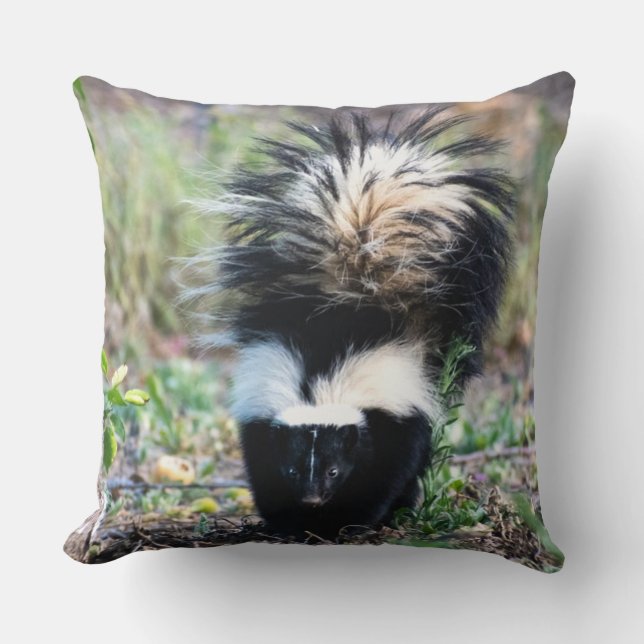 Almofada Branco e preto-e-branco (Frente)