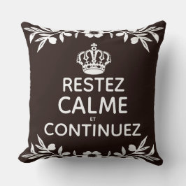 Almofada branquelo de azeitona castanho Francês Manter Carr