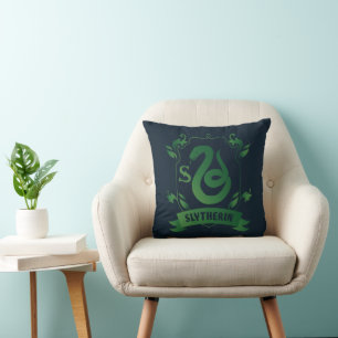 Almofada Brasão da Casa SLYTHERIN™ Enfeitado