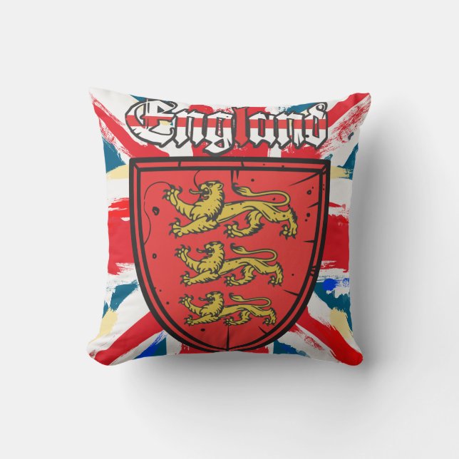 Almofada Brasão de Armas da Inglaterra (Frente)