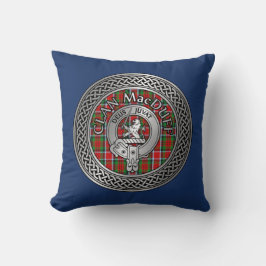 Almofada Brasão do Clã MacDuff & Nó Tartan