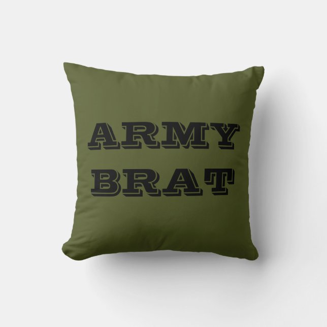 Almofada Brat do Exército travesseiro (Frente)