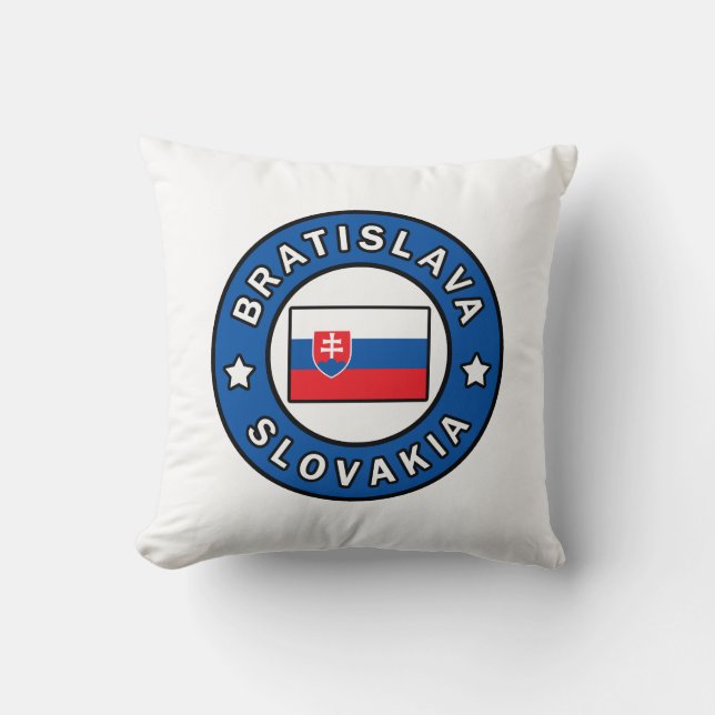 Almofada Bratislava Eslováquia (Frente)
