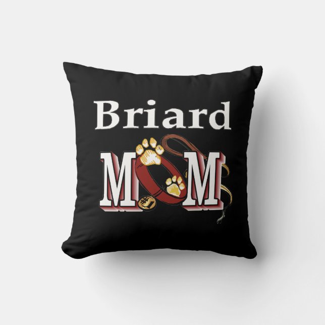 Almofada Briard Dog MOM (Frente)