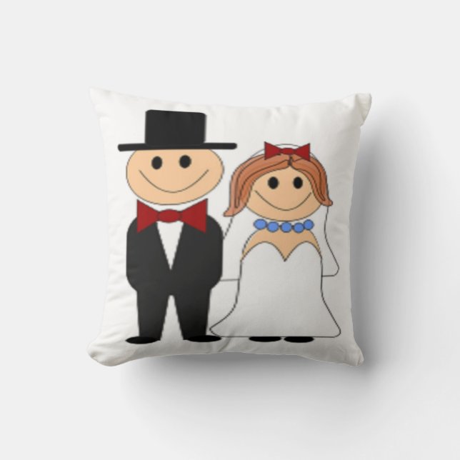 ALMOFADA BRIDE E GROOM (Frente)