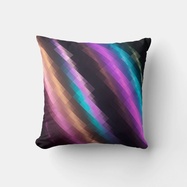 Almofada Bright abstract mosaic multicolored background wit (Frente)