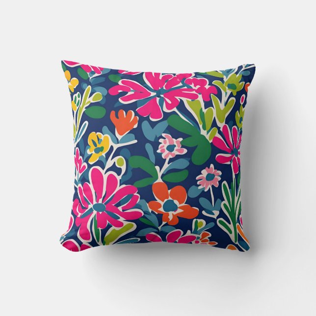 Almofada Bright floral matisse style shoe cushion (Frente)