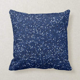 Almofada Brilho azul à moda