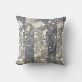 Almofada Brilho Prateado Glitter Glamour Glam Moderno Na Mo