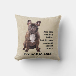 Almofada Brindle French Bulldog Pai