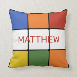 Almofada Brinquedo de cubo Quebra-cabeça dos anos 80 Person