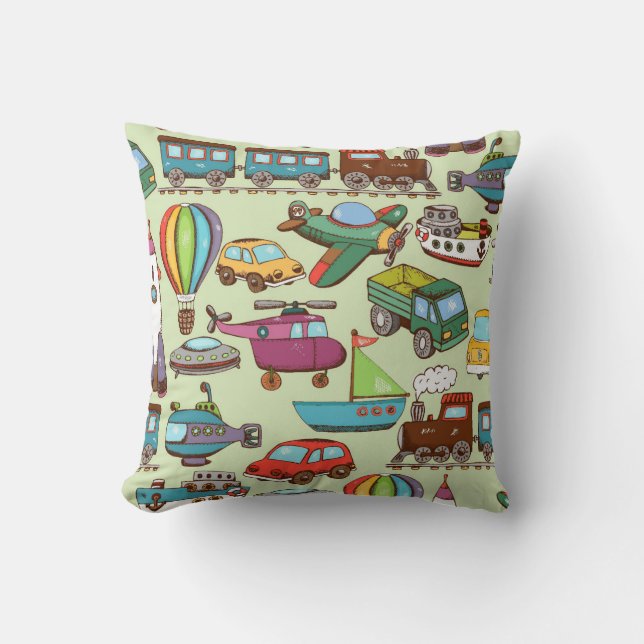 Almofada Brinquedos Retro para Crianças (Frente)