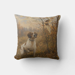 Almofada Brittany Spaniel – Caça à Galinhola Arte