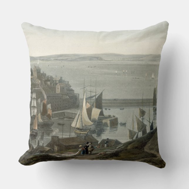 Almofada Brixham, Torbay, Devon, do volume VIII 'de um Voy (Frente)