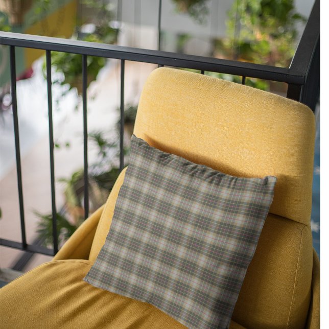 Almofada Brodie Hunting Weathered Original Scottish Tartan (Criador carregado)