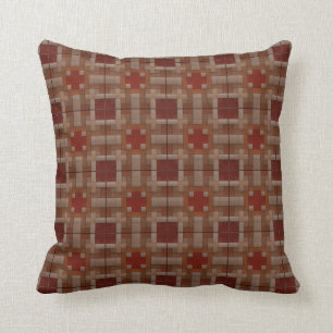 Almofada Brown abstrato Funky