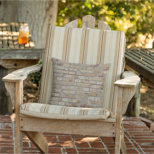 Almofada Brown Brick Wall A Novelty Design (Cadeira)