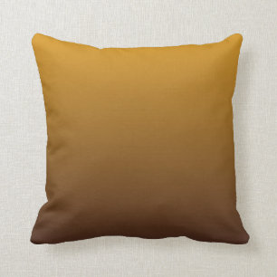 Almofada Brown Dourado picante Ombre