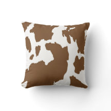 Brown e impressão branco da vaca