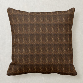 Almofada Brown Textured o travesseiro decorativo 20x20 do
