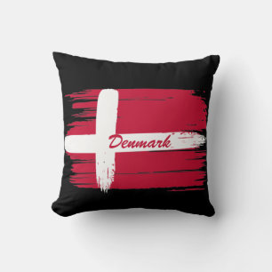 Almofada Brushbrak Artificial Dinamarca Flag