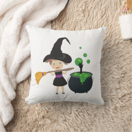 Almofada Bruxa Bonita do Halloween