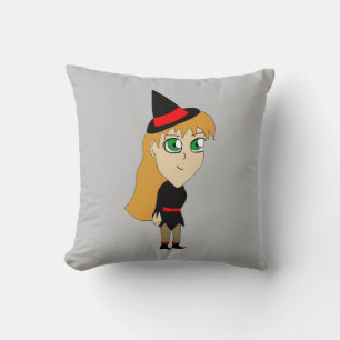 Almofada bruxa chibi