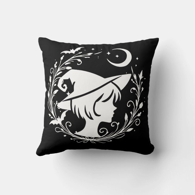 Almofada Bruxa Pixie Magia Wicca Bruxas Dia das Bruxas (Verso)