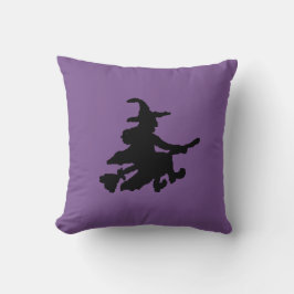 Almofada Bruxas Pretas em Roxo