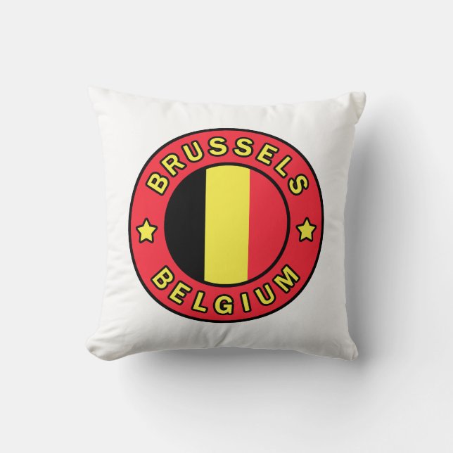 Almofada Bruxelas Bélgica (Frente)