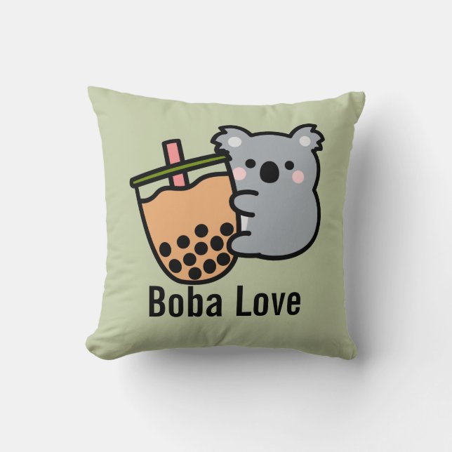 Almofada Bubble Tea e Koala Bear (Frente)