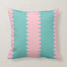 Almofada Bubblegum cor-de-rosa e lacrimogênio, padrão único