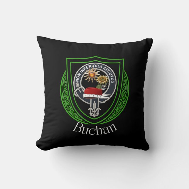 Almofada Buchan Scottish Clan Crest (Frente)