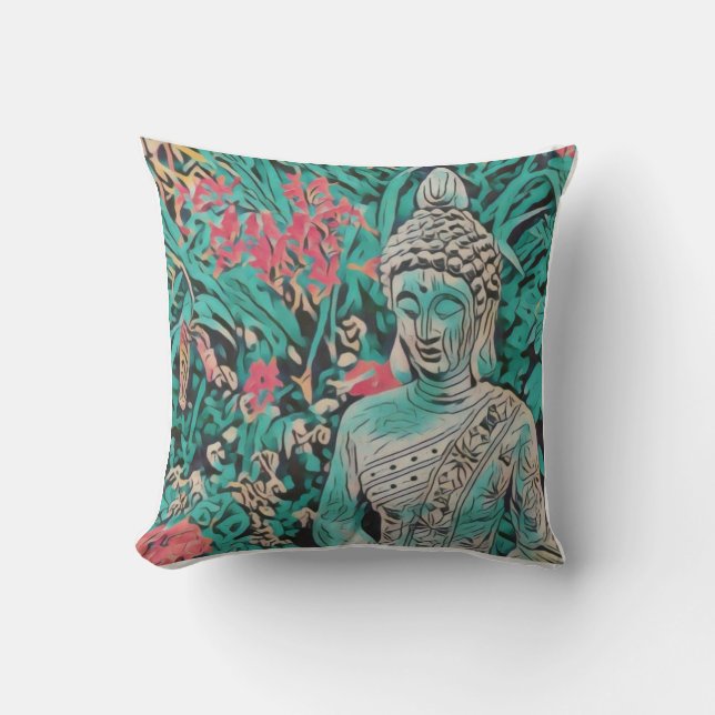 Almofada Buda Throw Cushion 41 x 41 cm (Frente)