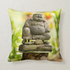 Almofada Buddha no travesseiro decorativo havaiano do