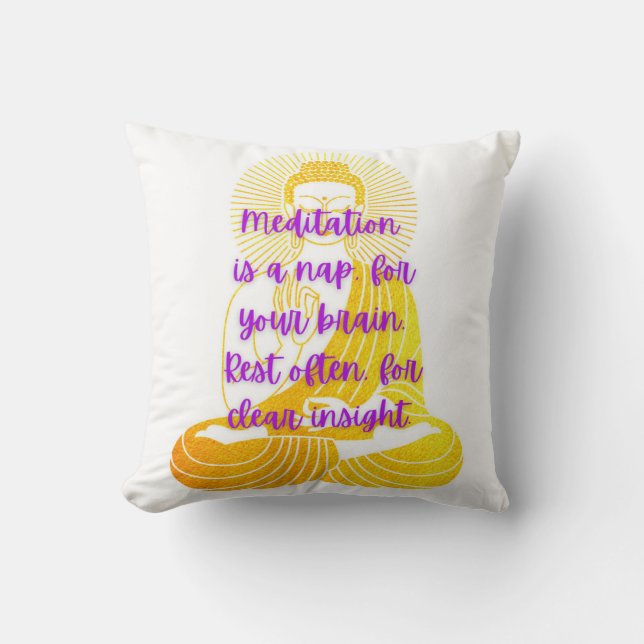 Almofada BuddhaToday V4 Travesseiros de paz #2 - Travesseir (Frente)