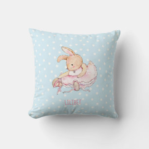 Almofada BUDGET Baby Girls Gift Nomeado - Balé Coelho