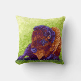 Almofada Búfalo roxo