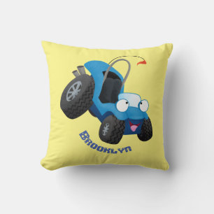 Almofada Buggy duna em forma de cartoon de veículos rodoviá