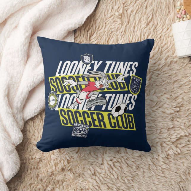 Almofada BUGS BUNNY™ LOONEY TUNES™ Soccer Club (Cobertor)