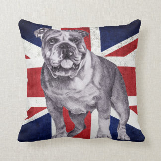 Almofada Buldogue britânico - coxim inglês do buldogue