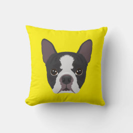 Almofada Buldogue francês amarelo