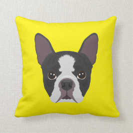 Almofada Buldogue francês amarelo