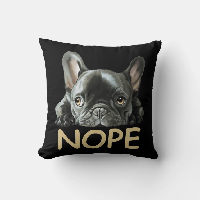 Almofada Buldogue Francês | Franchie Nope Gifts (Frente)