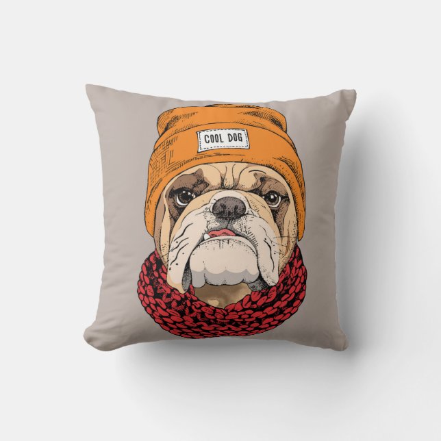 Almofada Buldogue legal (Frente)