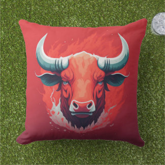 ALMOFADA BULL ART, IMAGEM EM BRANCO