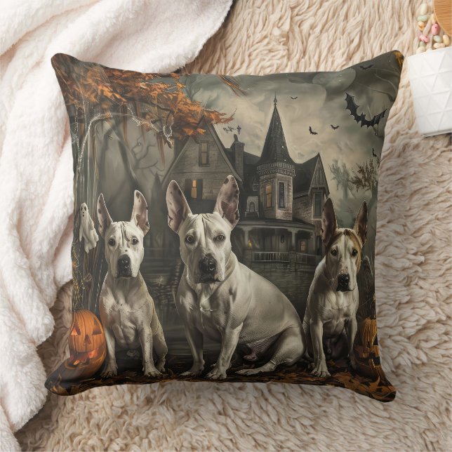 Almofada Bull Terrier Halloween Night Doggy Delight (Cobertor)