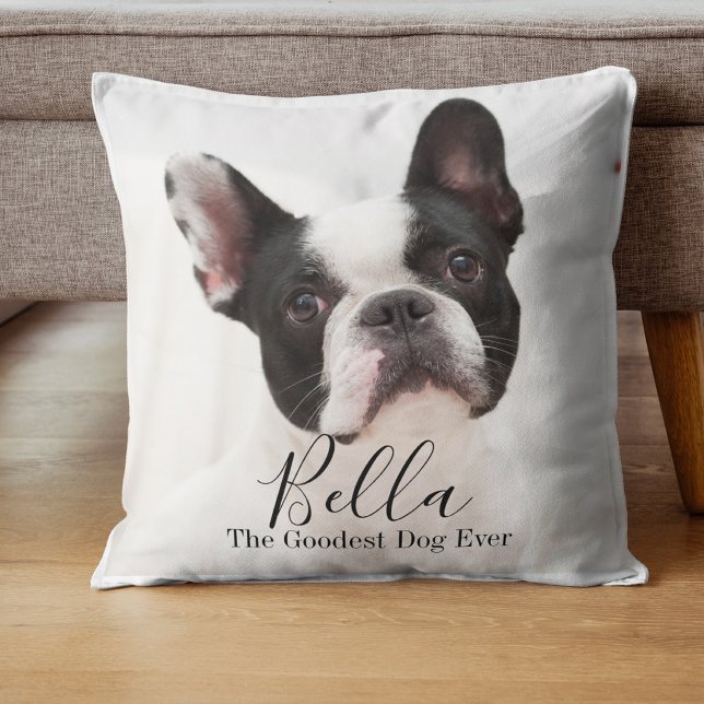 Almofada Bulldog Francês Personalizado com Foto Customizada (Criador carregado)