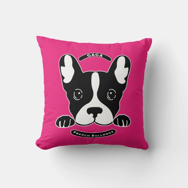 Almofada Bulldog Francês - Pouco Para Amigos De Perdas. (Frente)