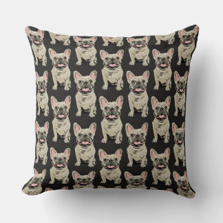 Almofada Bulldogue Francês Creme